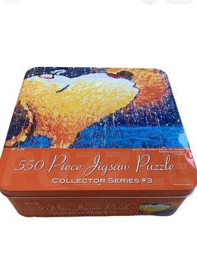 PEANUTS Snoopy Puzzle in Metal Tin 550 Pieces 18” x 24”